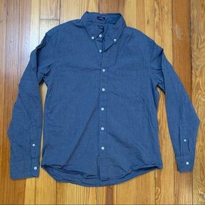 J Crew Poplin Button Down - Men’s Large